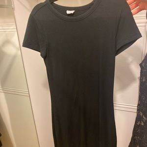 ARITZIA! Wilfred Free Black Tight Tshirt Dress (XS)